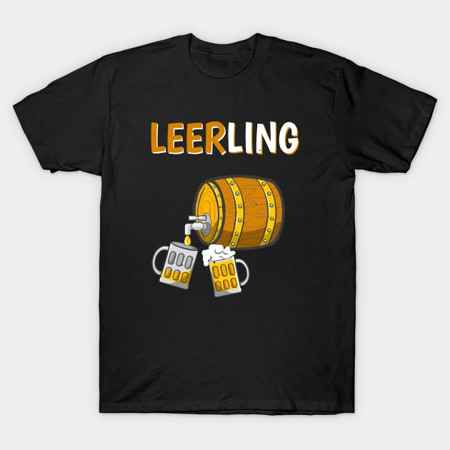 Leerling Bier Lehrling Ausbildung Azubi T-Shirt by Foxxy Merch